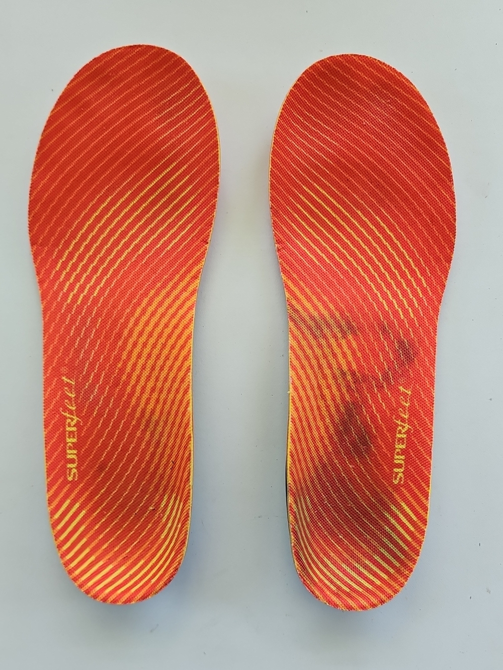 Superfeet Run Pain Relief Size C *No Heel Stabalalizers*